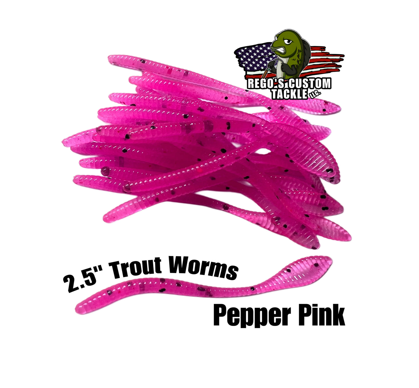 2.5” Trout/ Panfish Worms