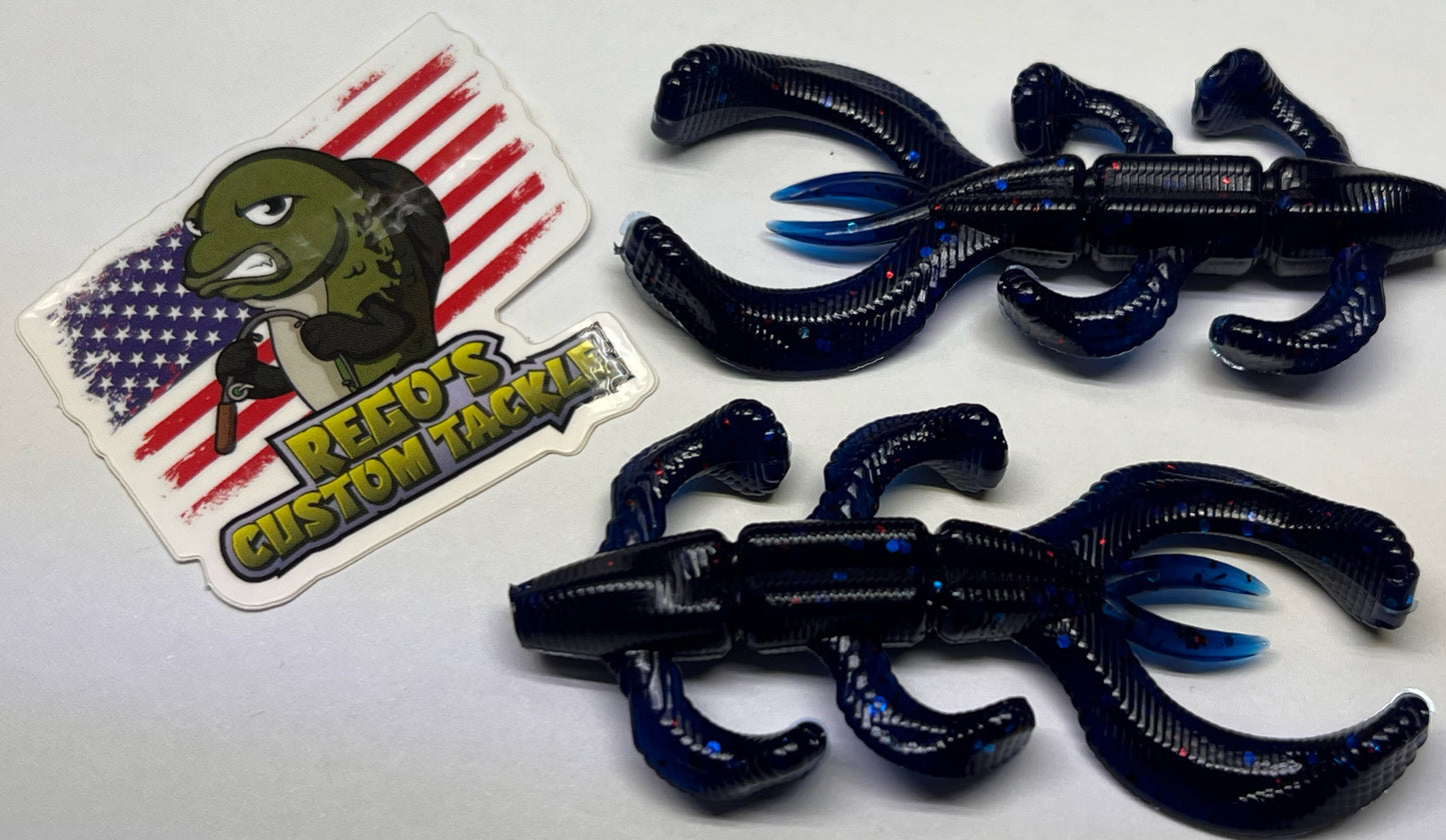 Zip Craw 3” (6 Per Pack)