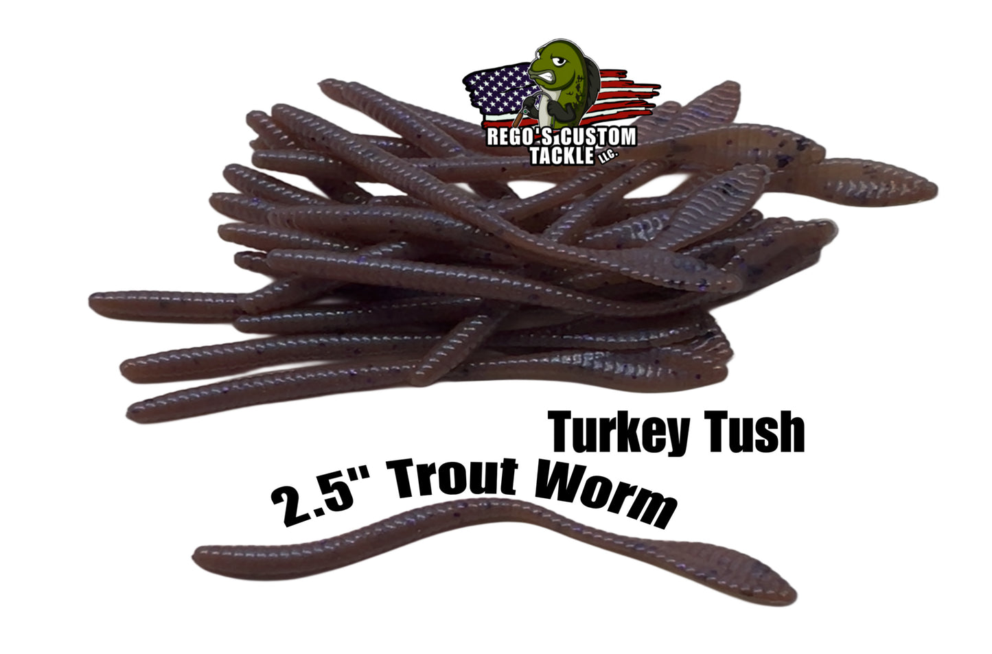 2.5” Trout/ Panfish Worms