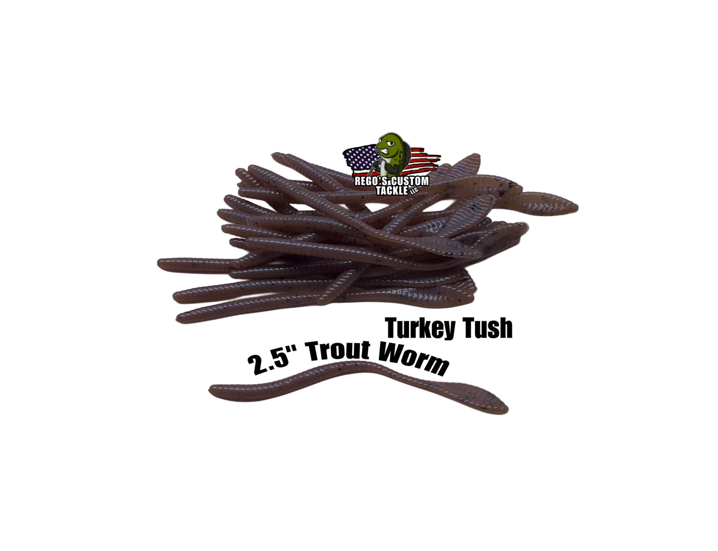 2.5” Trout/ Panfish Worms