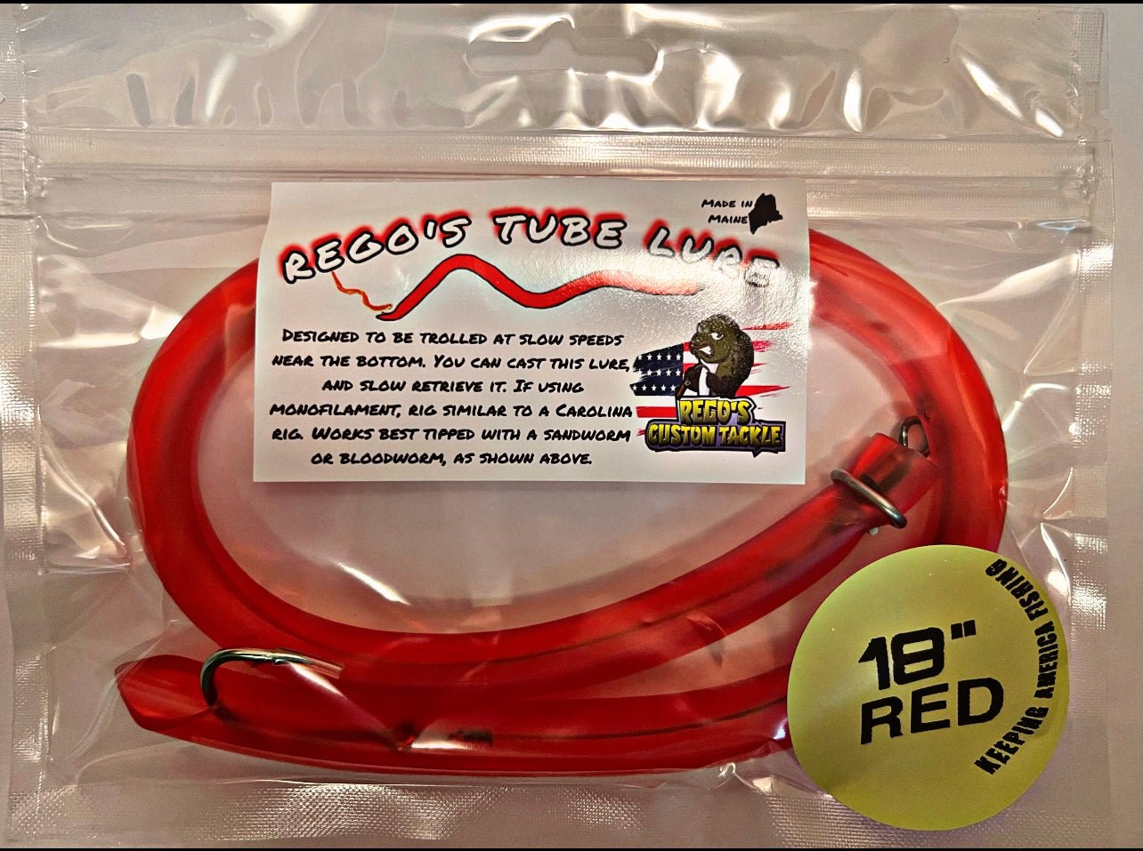 18” REGO’S TUBE LURE