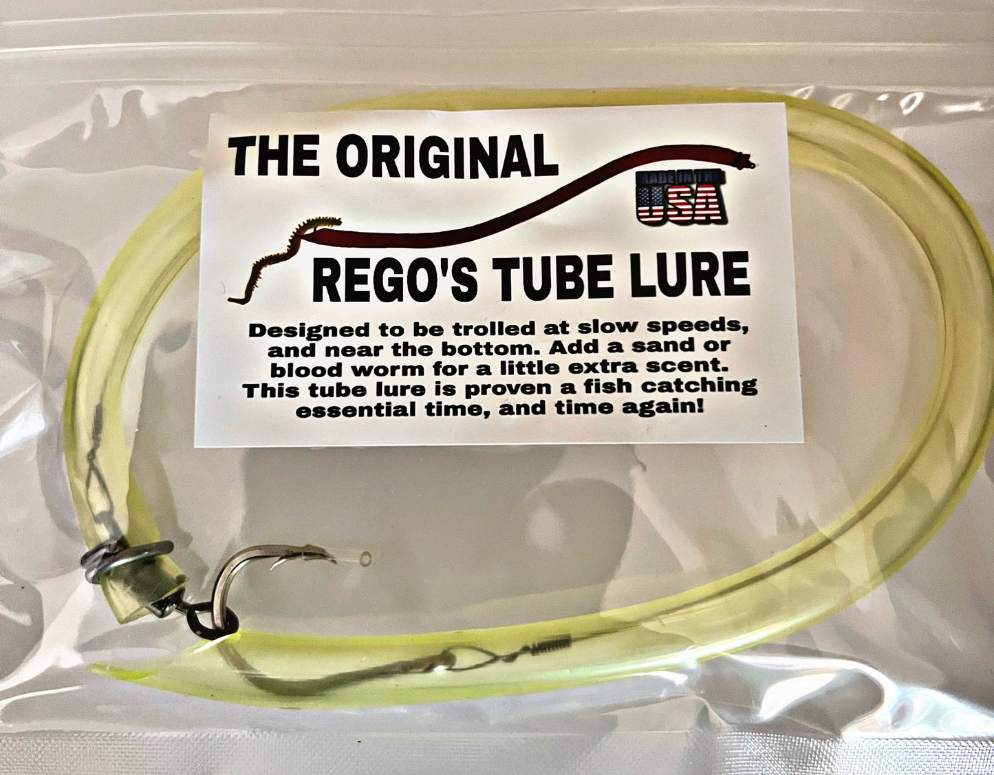 14” Striper / Barracuda Tube Lure – Rego's Custom Tackle LLC.